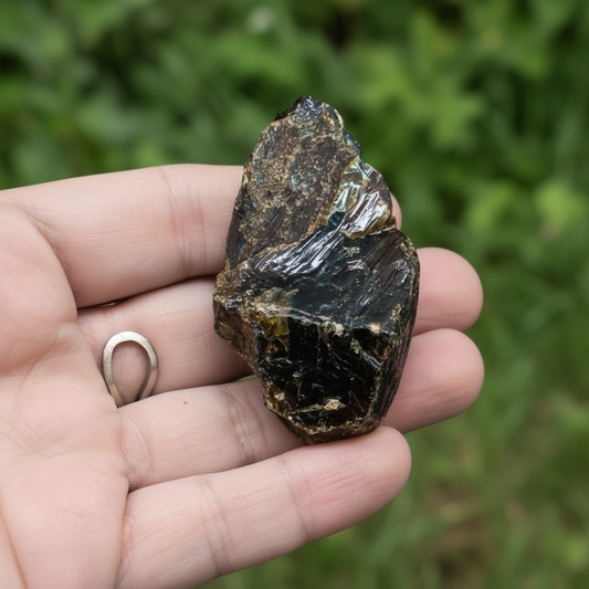 Ambre bleu brute (MB572-2) - ENAE Minéraux