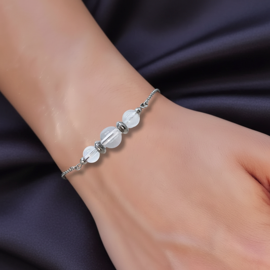 Bracelet en Cristal de Roche - ENAE Minéraux