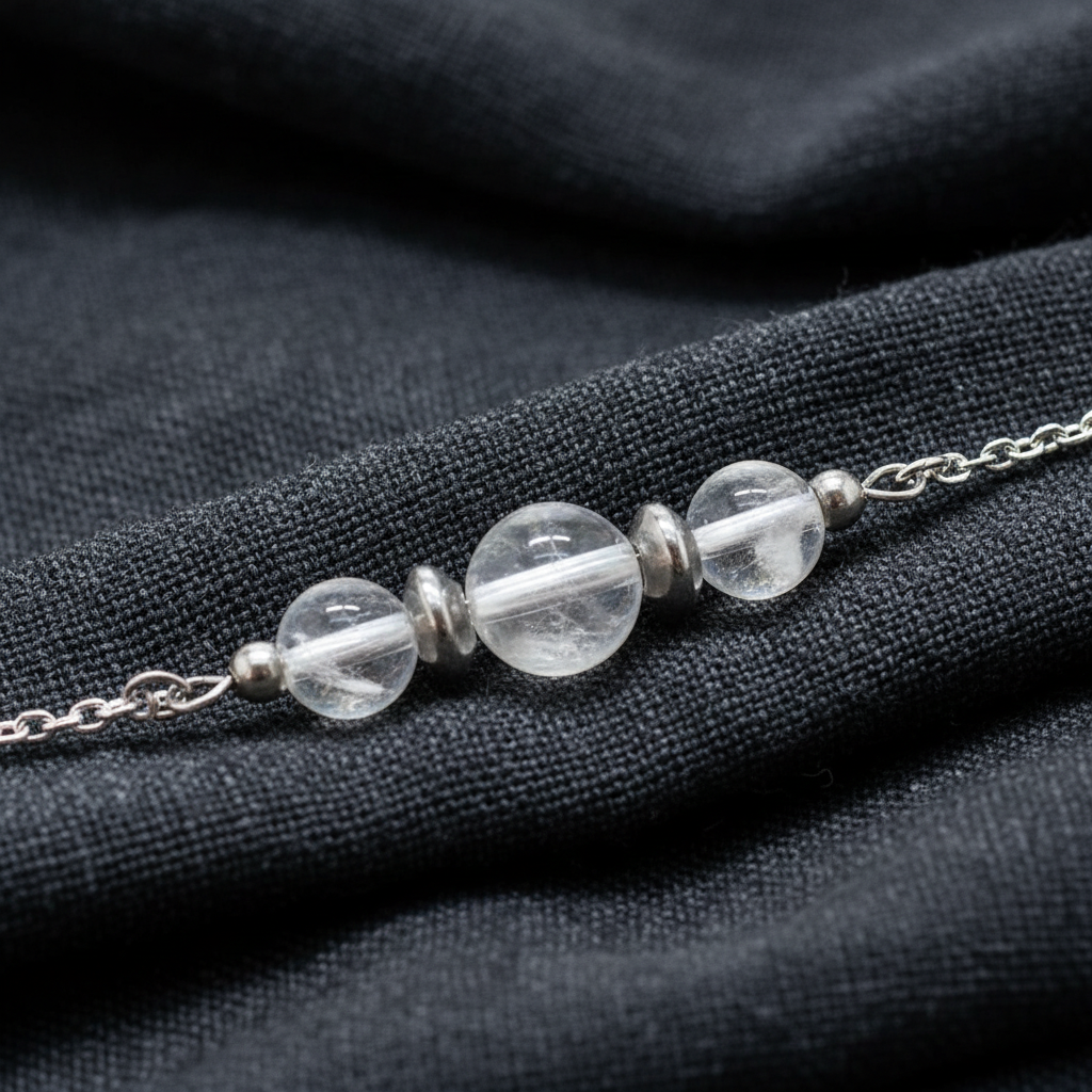 Bracelet en Cristal de Roche - ENAE Minéraux