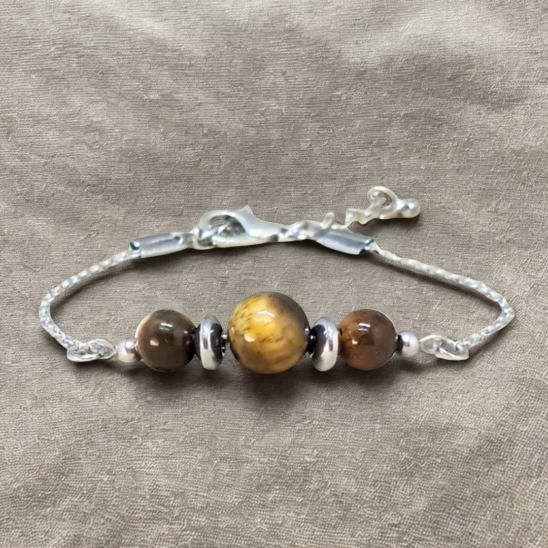 Bracelet en Œil de Tigre