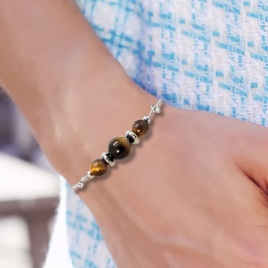 Bracelet en Œil de Tigre - ENAE Minéraux