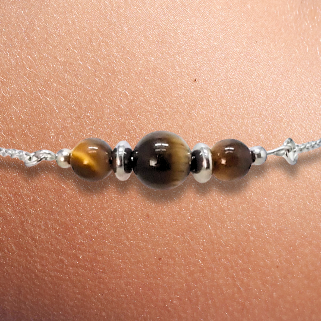 Bracelet en Œil de Tigre - ENAE Minéraux