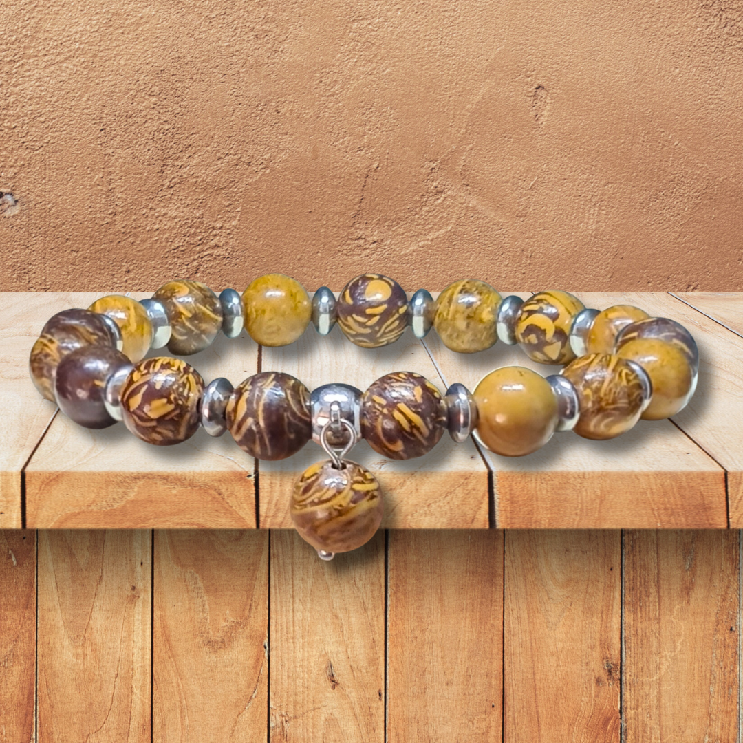 Bracelet en Jaspe Maryam - ENAE Minéraux