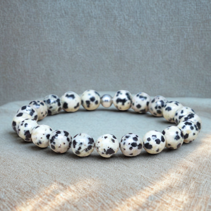 Bracelet en Pierre Dalmate