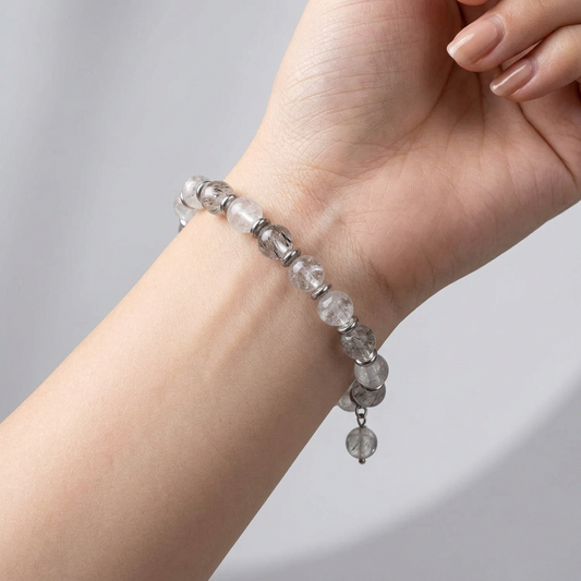 Bracelet en Quartz gris