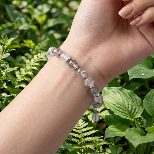 Bracelet en Quartz gris