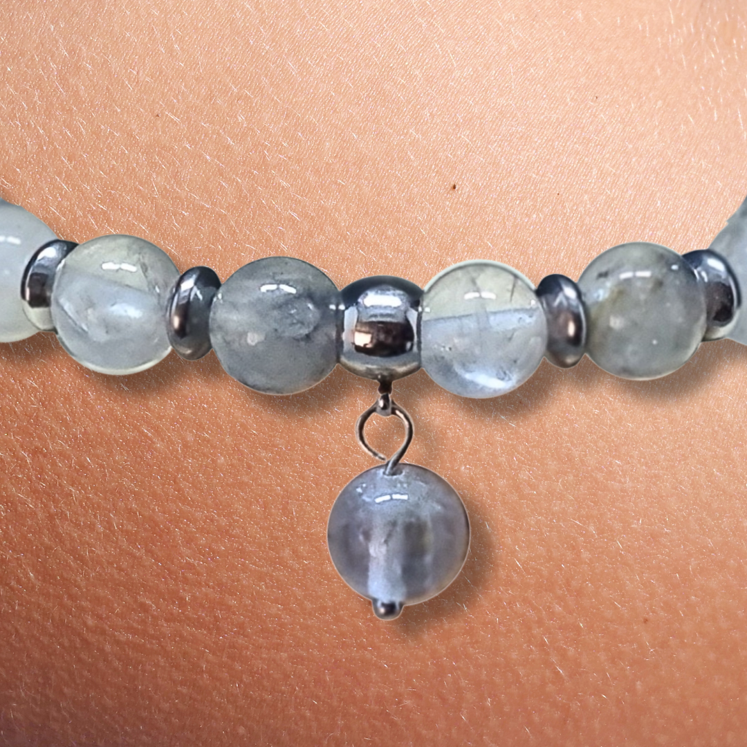 Bracelet en Quartz gris