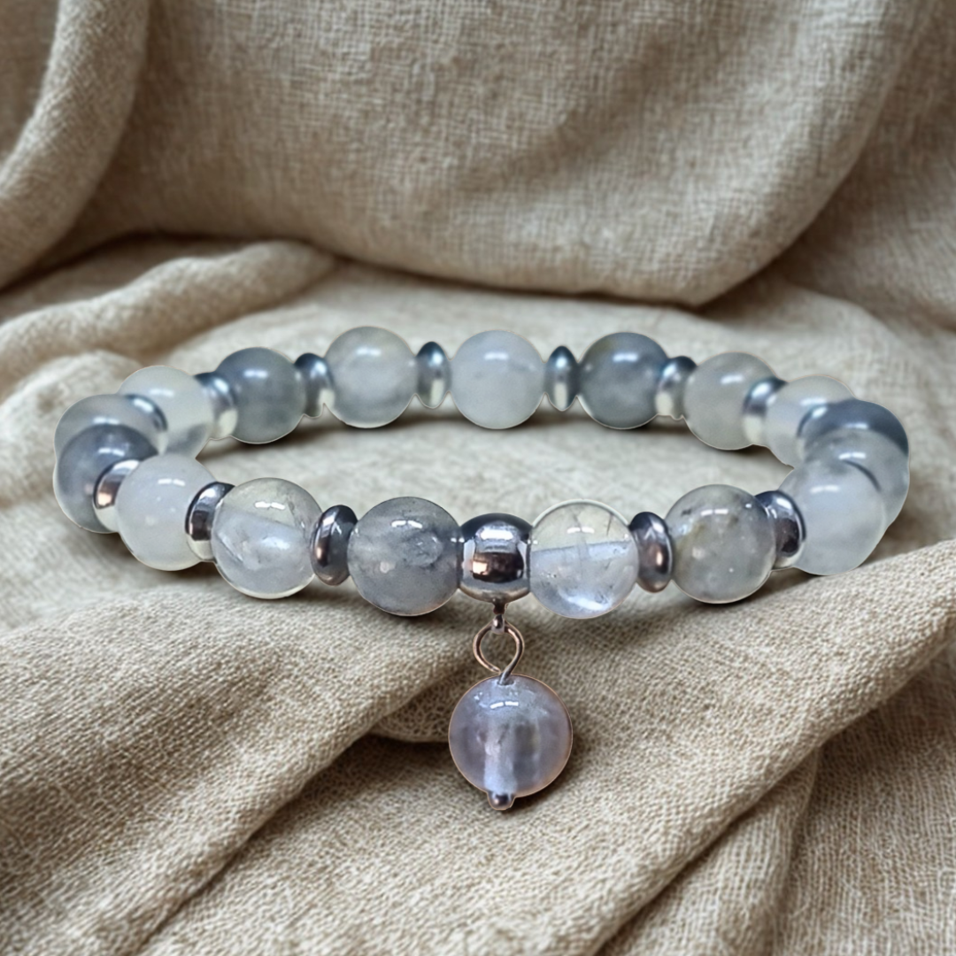 Bracelet en Quartz gris