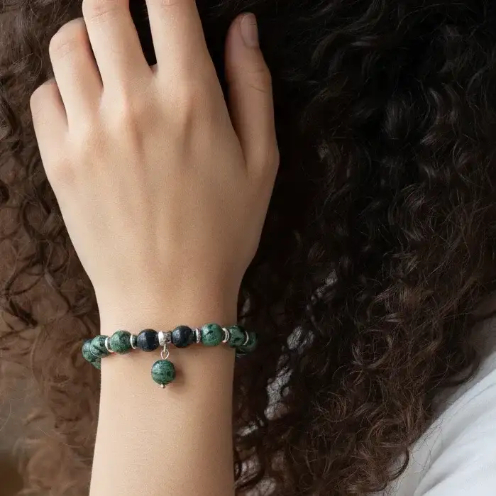 Bracelet en Rhyolite Kambaba