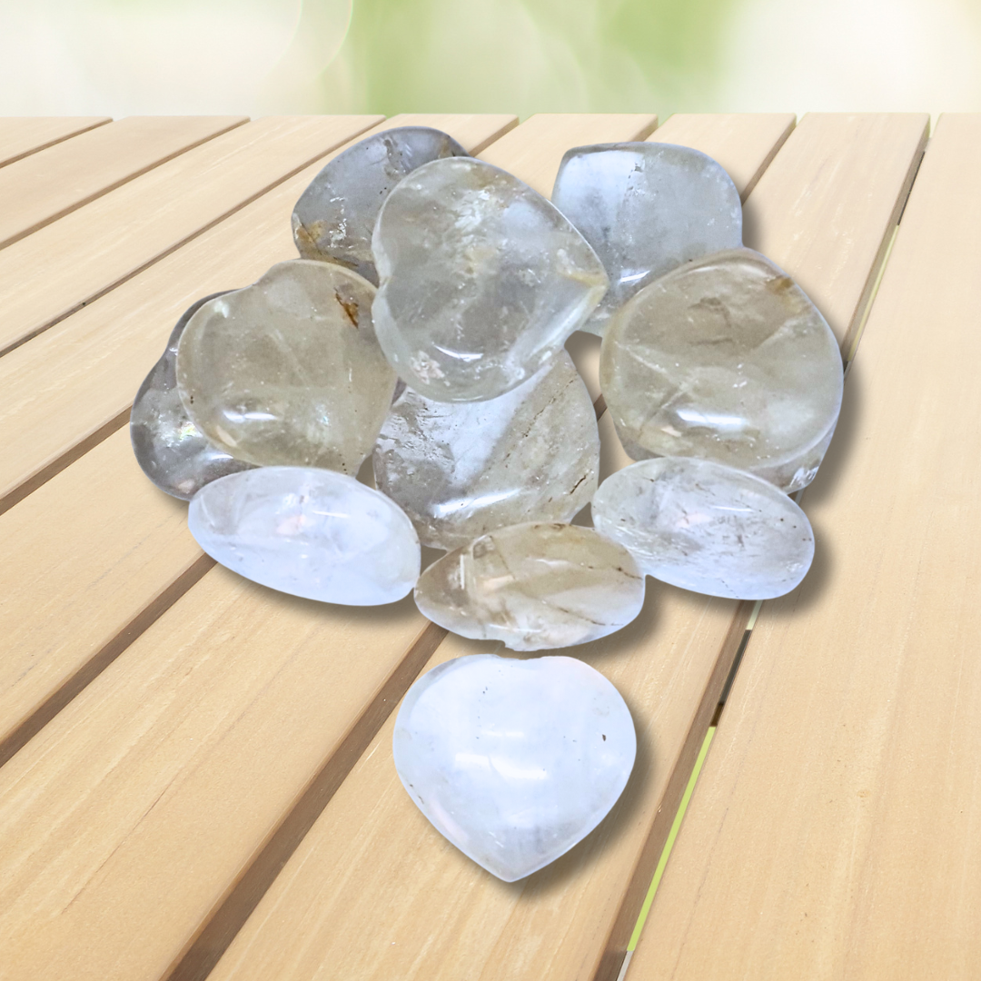 Cœur en Cristal de Roche (PRGFL602)