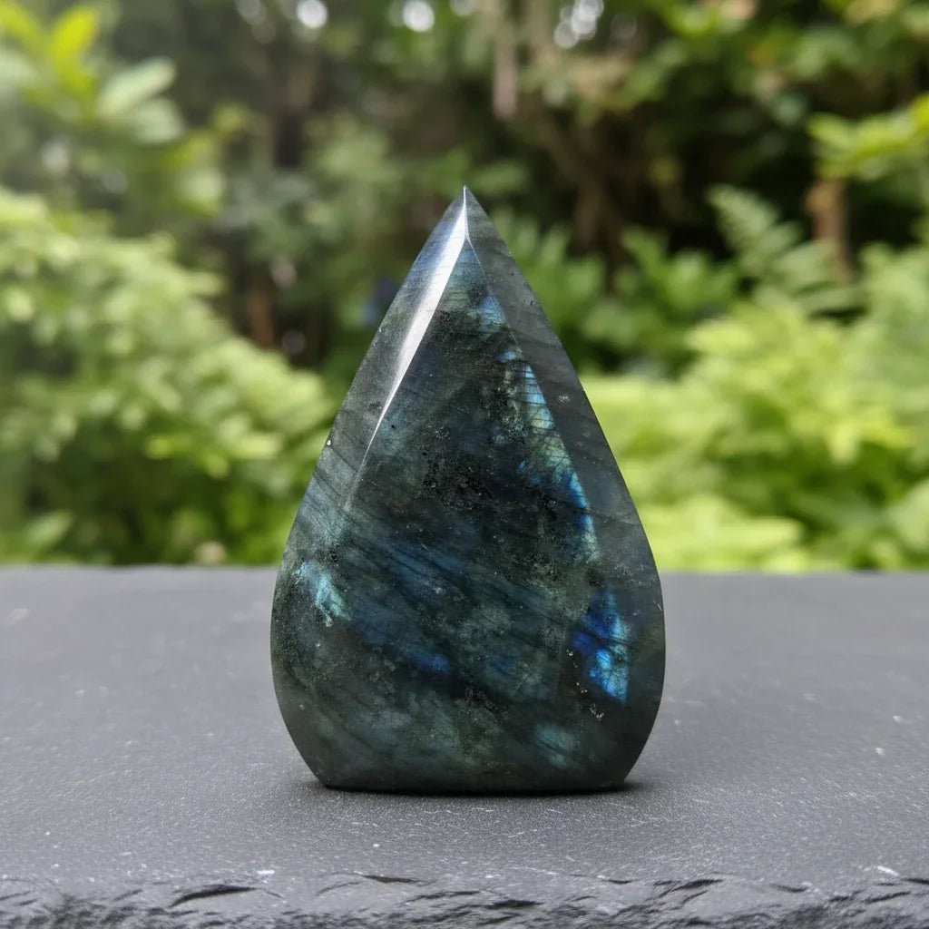 Flamme en Labradorite bleue 213g (PRGFL748) - ENAE Minéraux