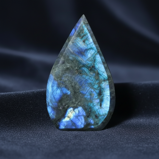 Flamme en Labradorite bleue 269g (PRGFL749)