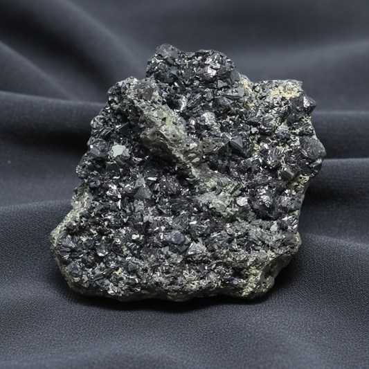 Galène, Chalcopyrite et Chlorite bruts 60g (MB480)