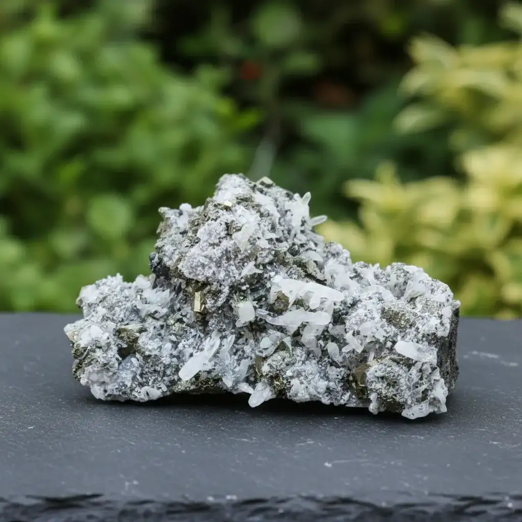 Galène, Quartz et Pyrite 152g {MB583)