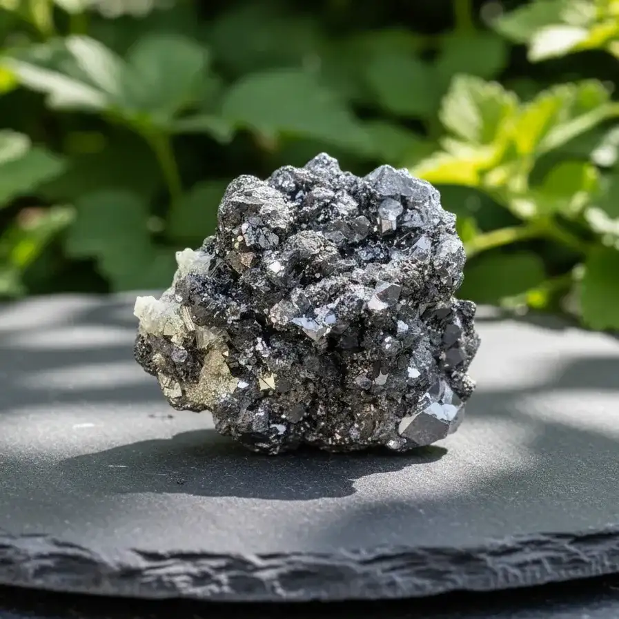 Galène, Pyrite et Quartz brut 70g (MB476)