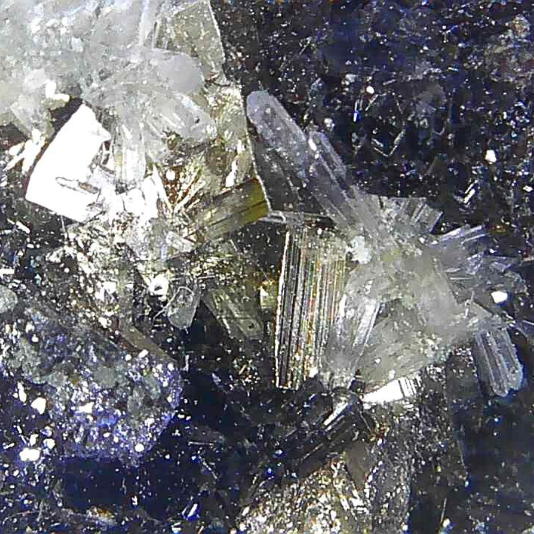 Galène, Pyrite et Quartz brut (MB476) - ENAE Minéraux