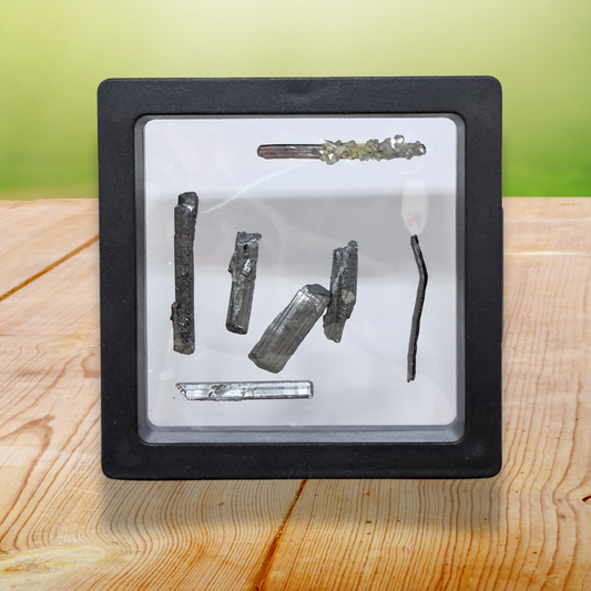 Lot de 7 petites Stibine brutes (MB565-1) - ENAE Minéraux