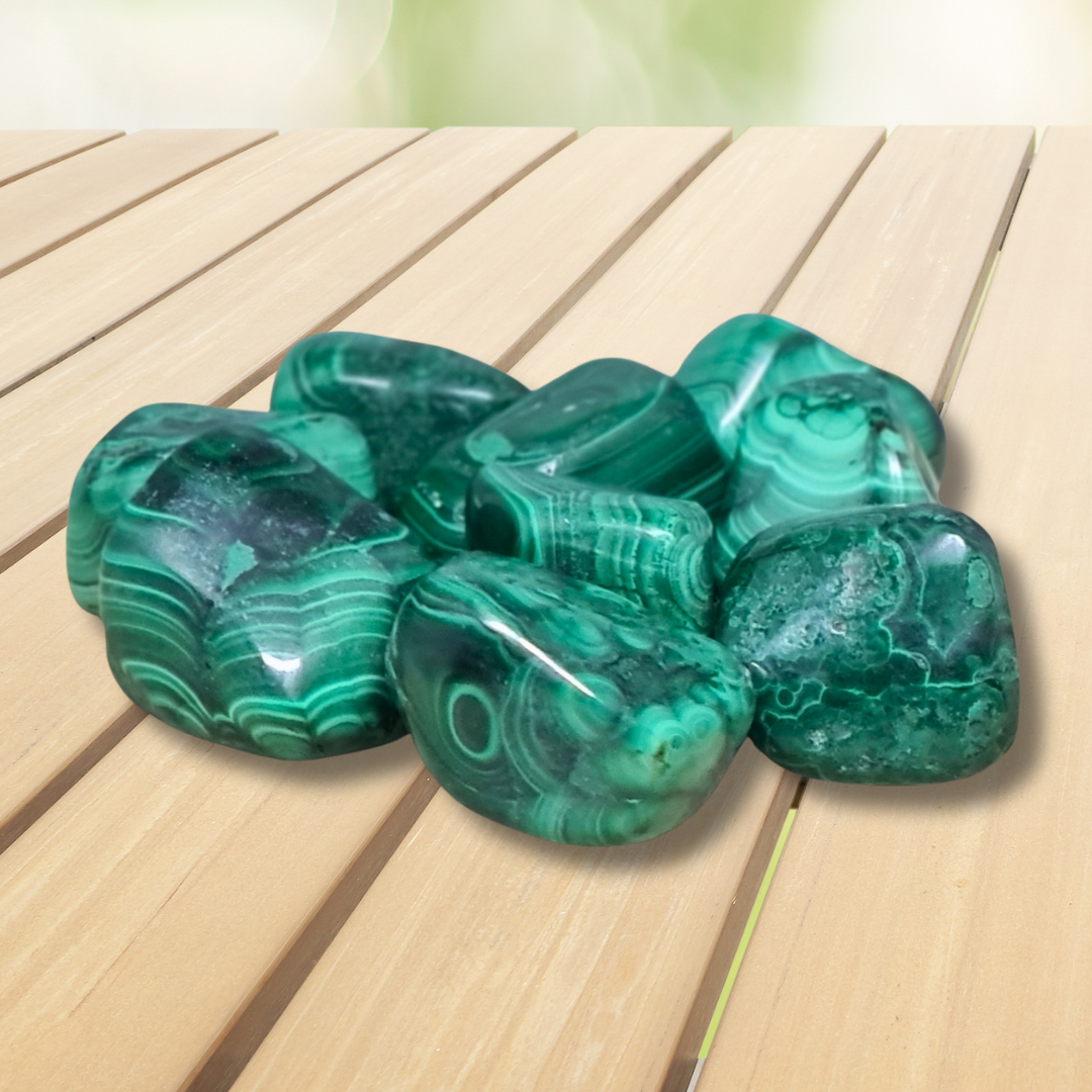 Malachite - Pierre roulée (PRGFL461)