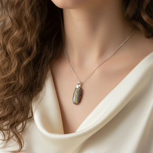 Pendentif en Agate Crazy Lace (PE1173-1)