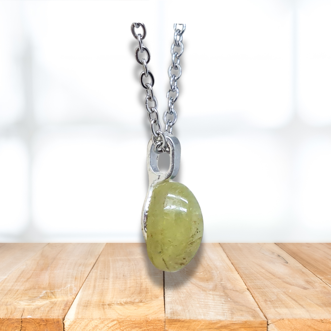 Pendentif en Apatite jaune (PE2065) - ENAE Minéraux