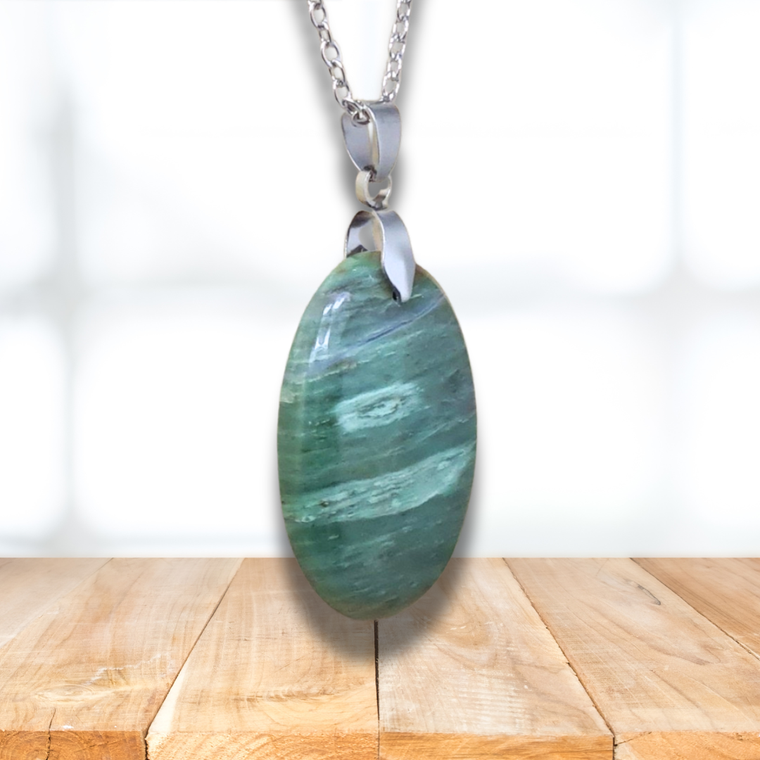 Pendentif en Larsonite (Jaspe) (PE2055) - ENAE Minéraux