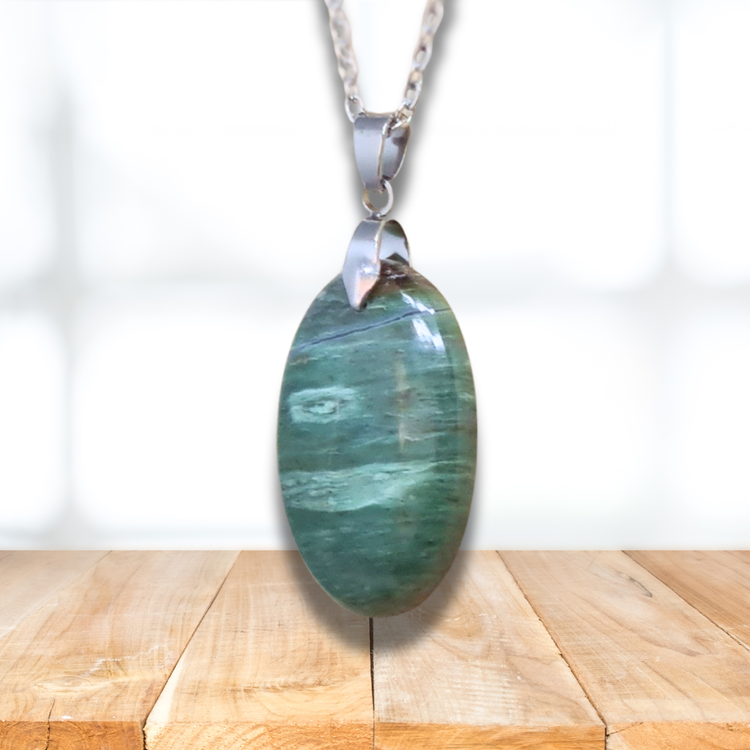 Pendentif en Larsonite (Jaspe) (PE2055) - ENAE Minéraux