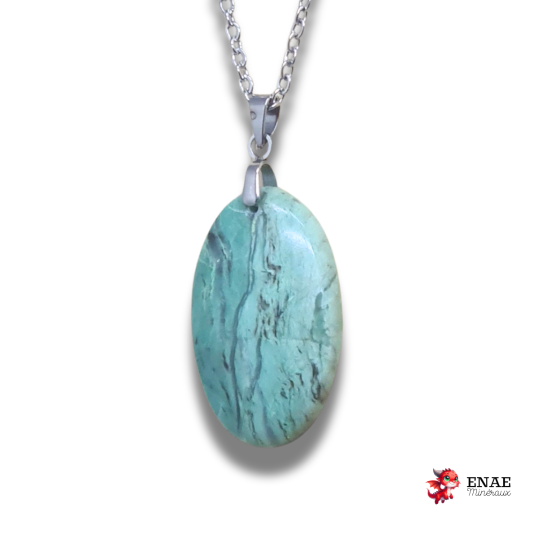 Pendentif en Larsonite (Jaspe) (PE2056)
