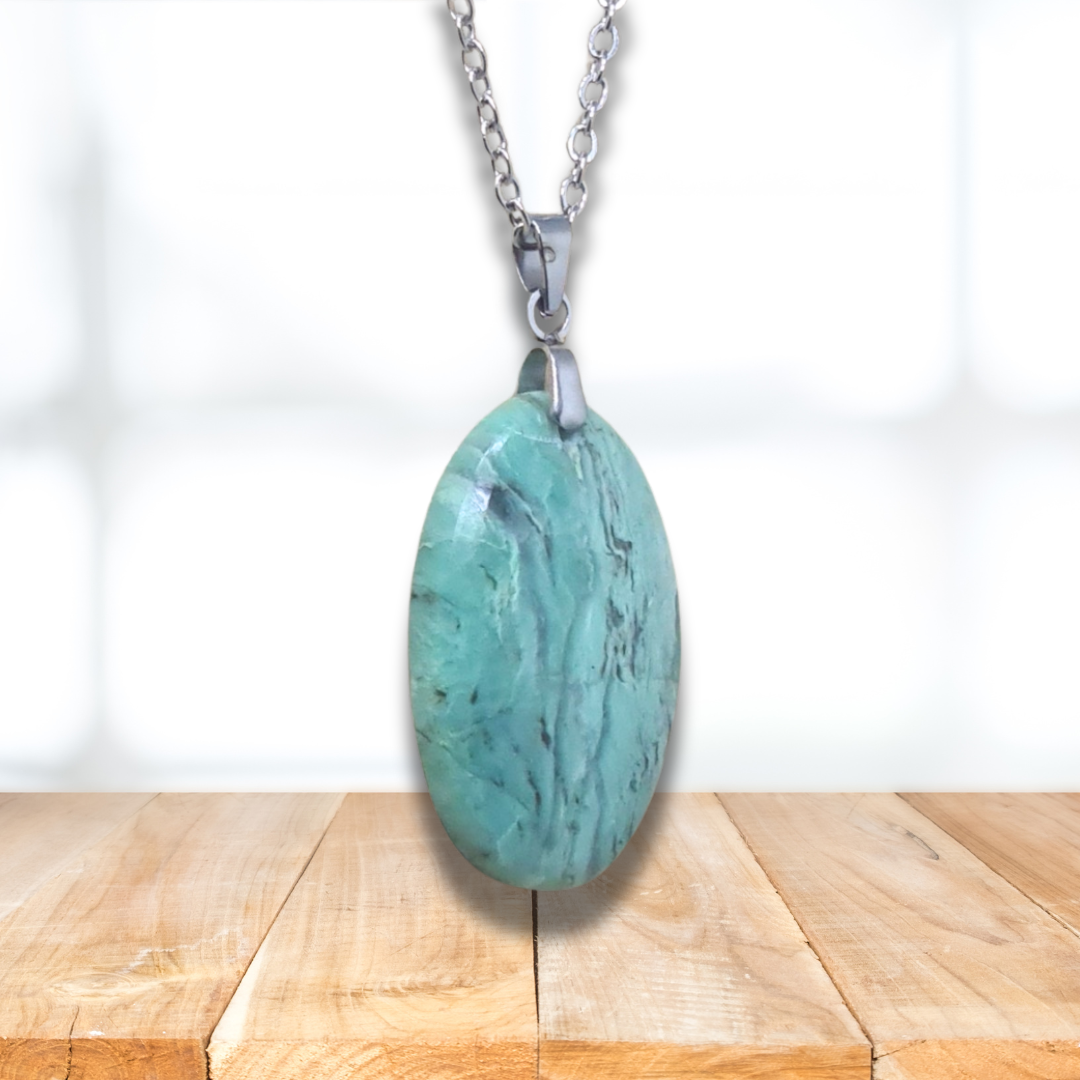 Pendentif en Larsonite (Jaspe) (PE2056) - ENAE Minéraux
