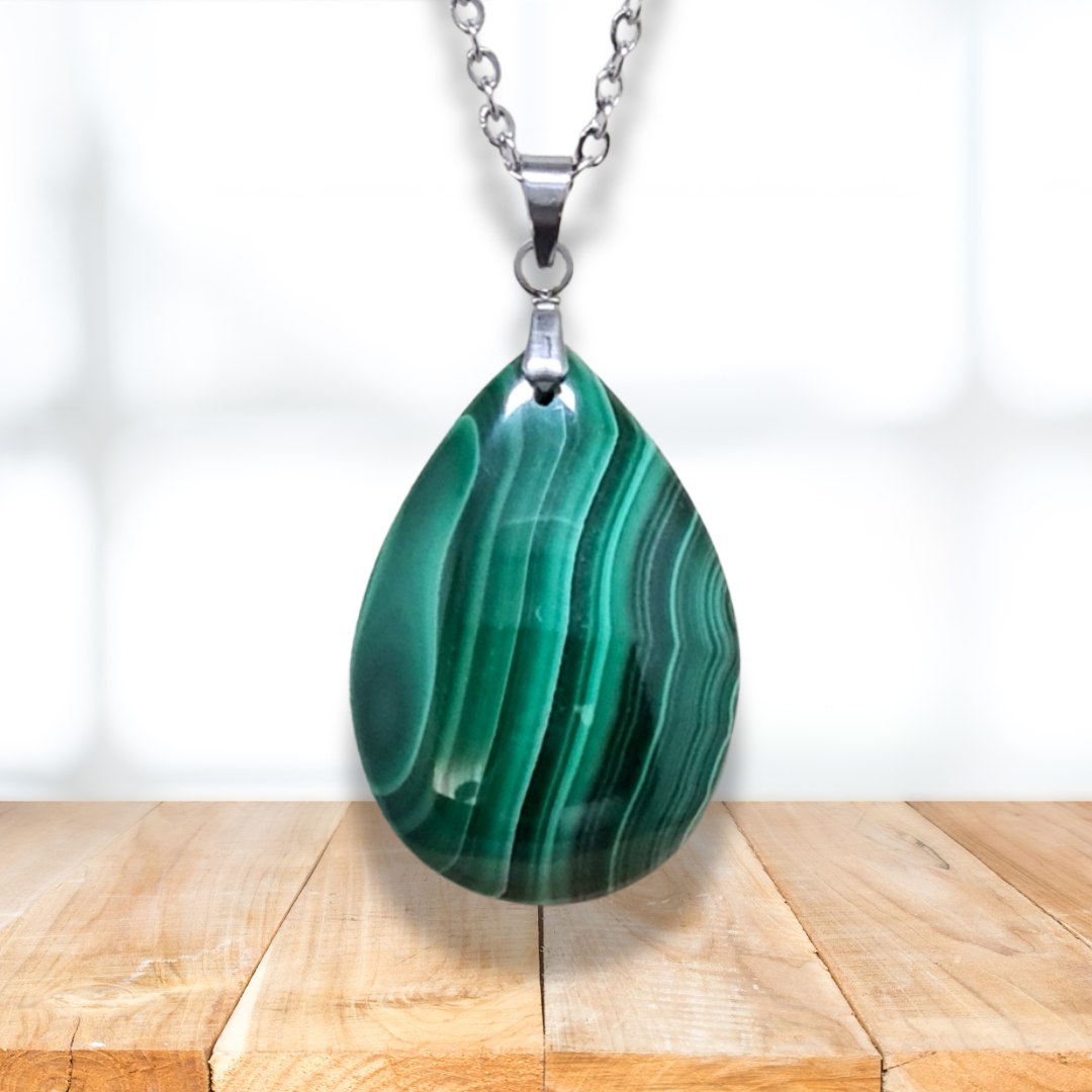 Pendentif en Malachite (PE2082) - ENAE Minéraux