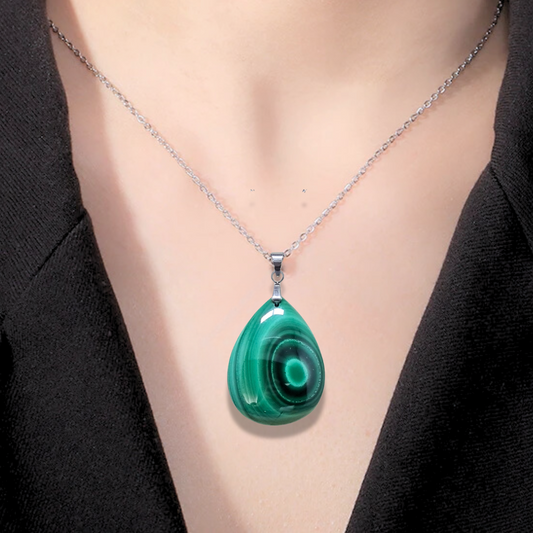 Pendentif en Malachite (PE2080) - ENAE Minéraux