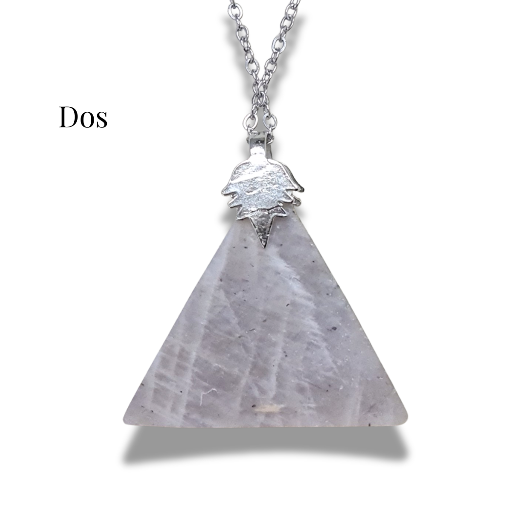 Pendentif Oeil de la Providence en Pierre de Lune (PE2015)