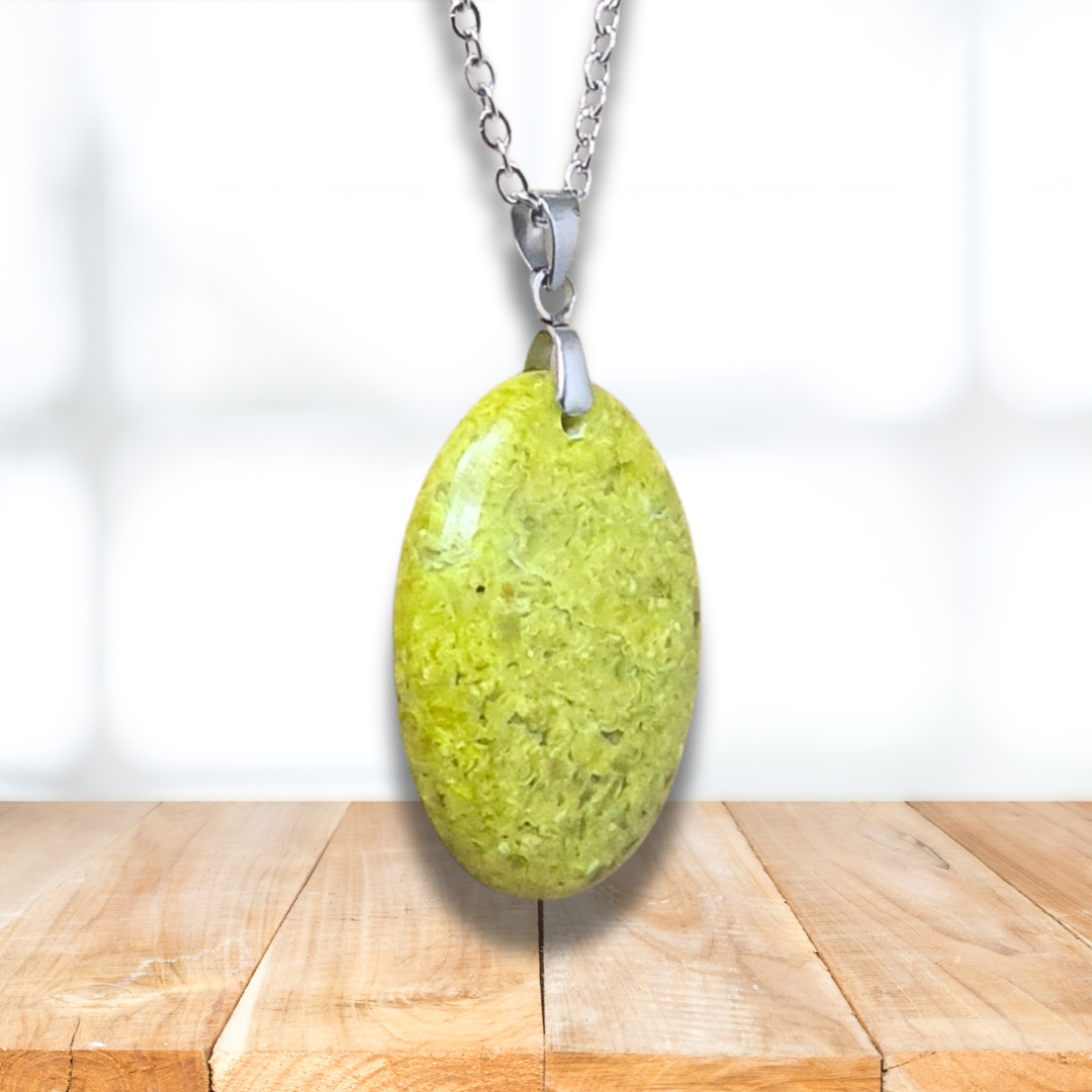 Pendentif en Opale verte (PE2059) - ENAE Minéraux