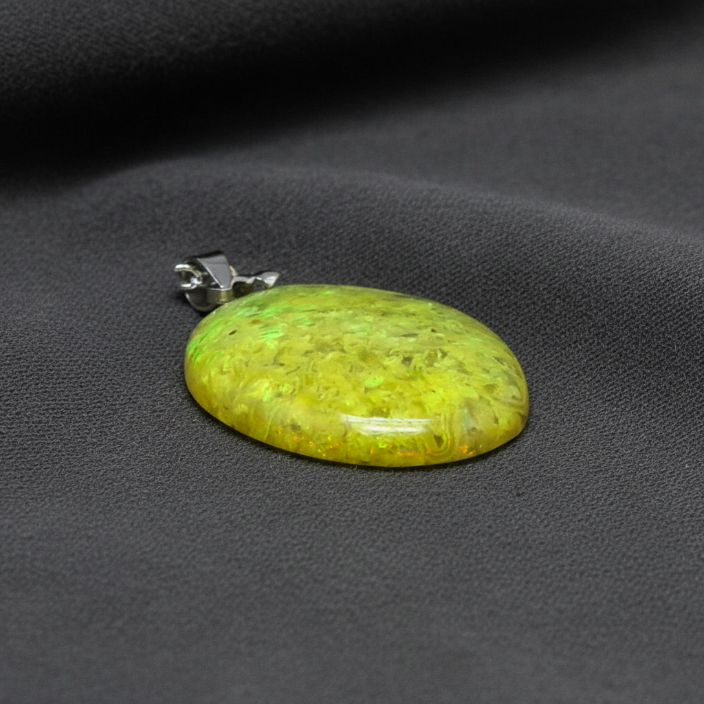 Pendentif en Opale verte (PE2059) - ENAE Minéraux