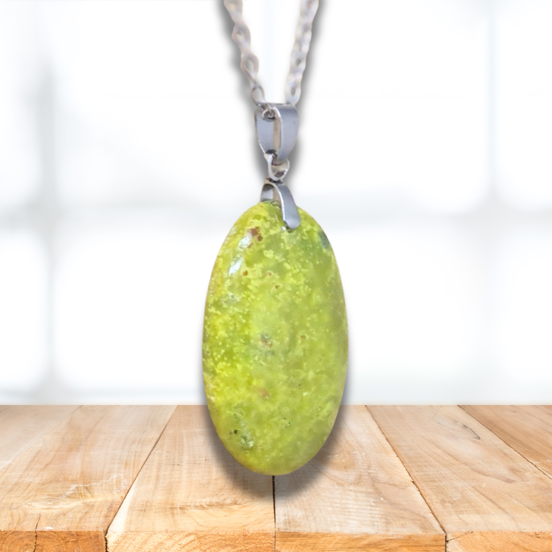 Pendentif en Opale verte (PE2057) - ENAE Minéraux