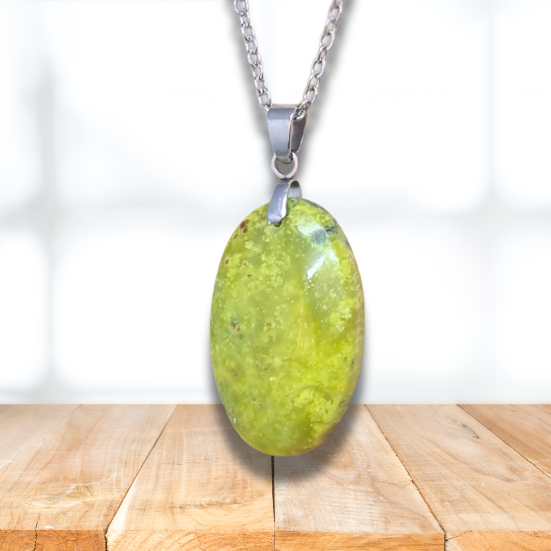 Pendentif en Opale verte (PE2057) - ENAE Minéraux