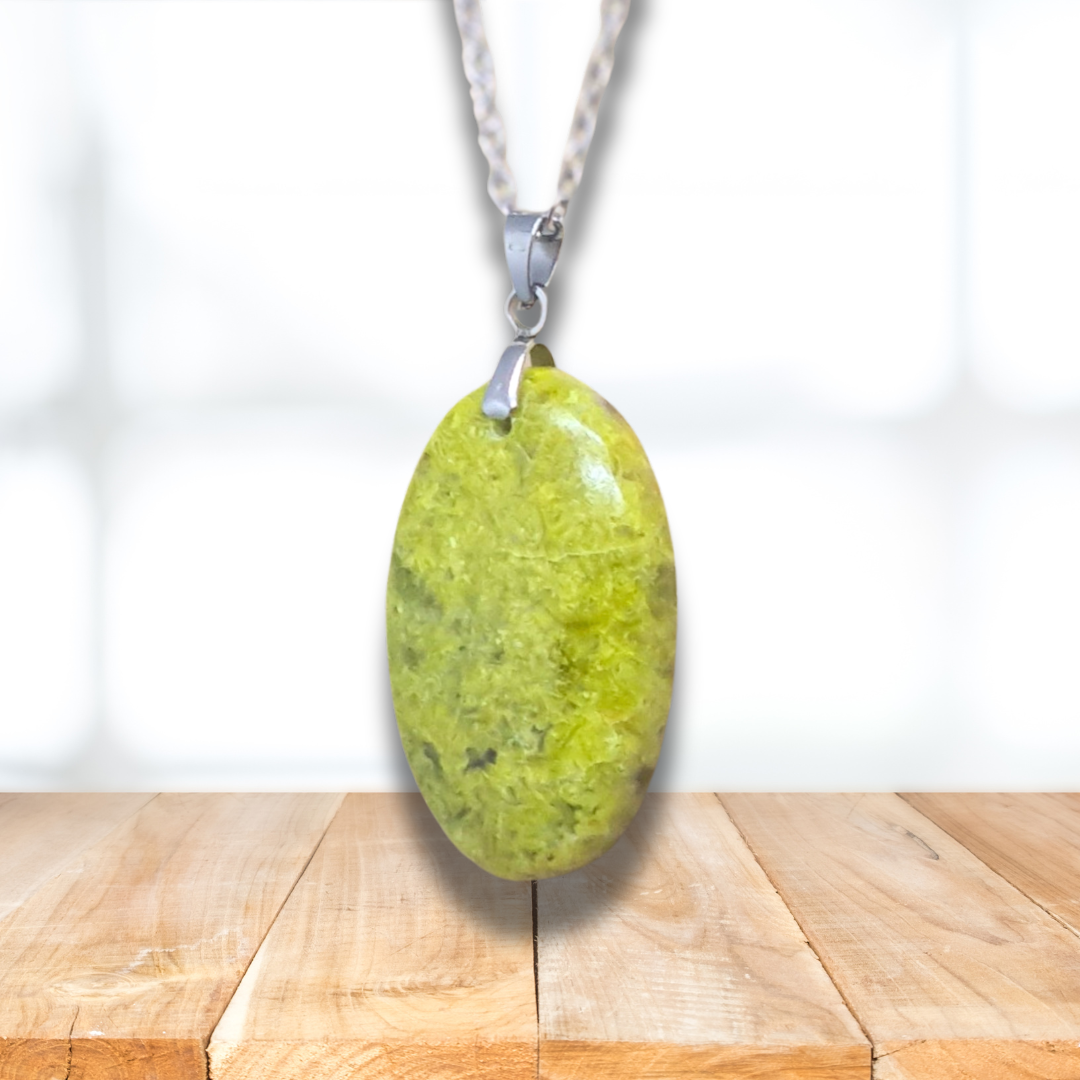 Pendentif en Opale verte (PE2058) - ENAE Minéraux