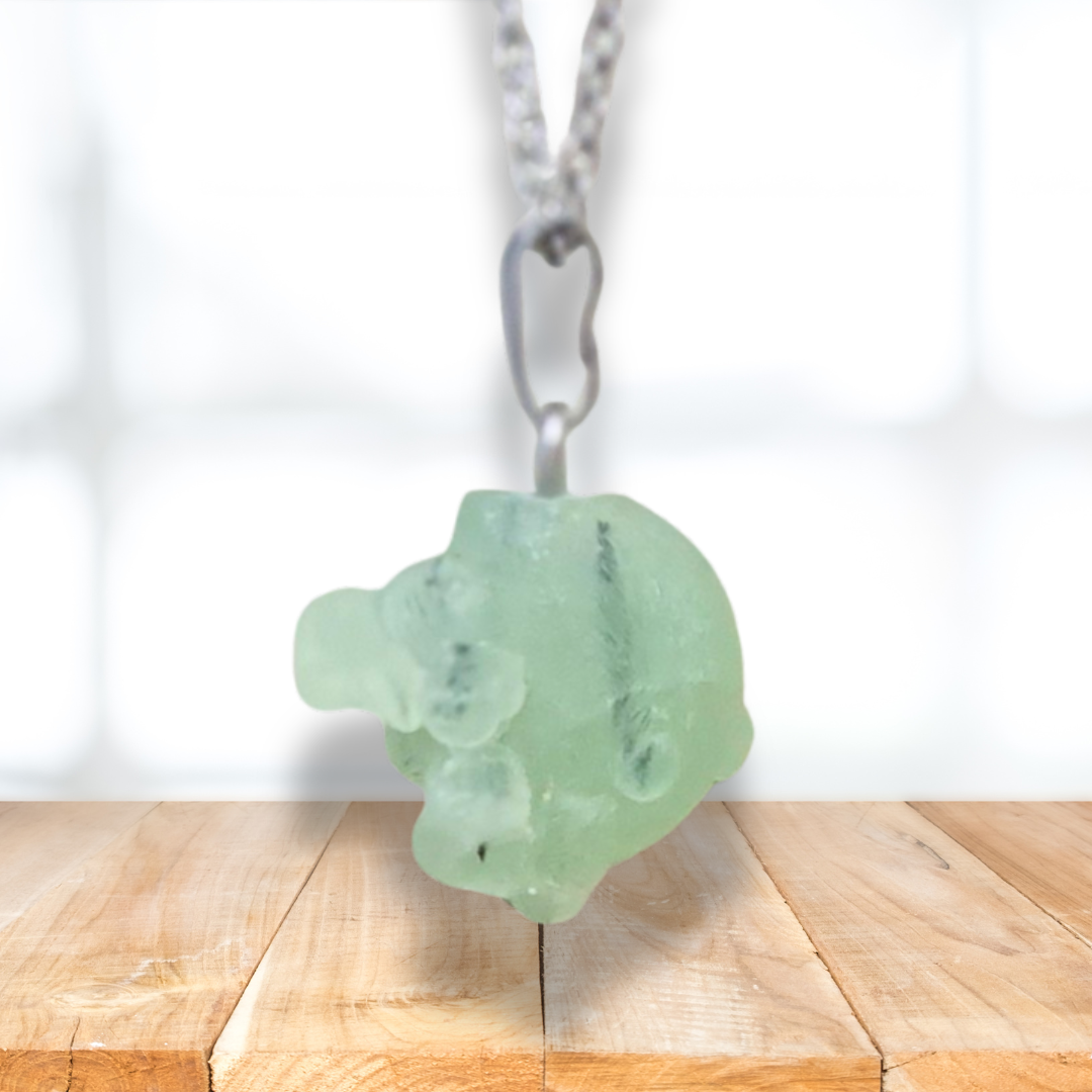 Pendentif en Prehnite brute (PE2097-3) - ENAE Minéraux