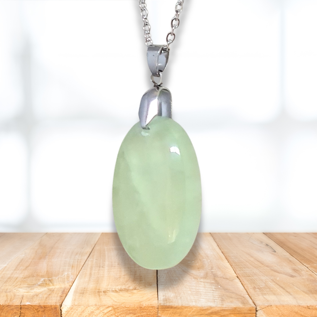 Pendentif en Prehnite (PE2071) - ENAE Minéraux