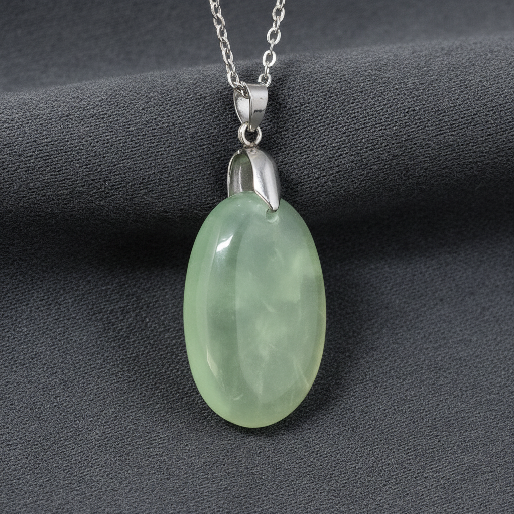 Pendentif en Prehnite (PE2071) - ENAE Minéraux