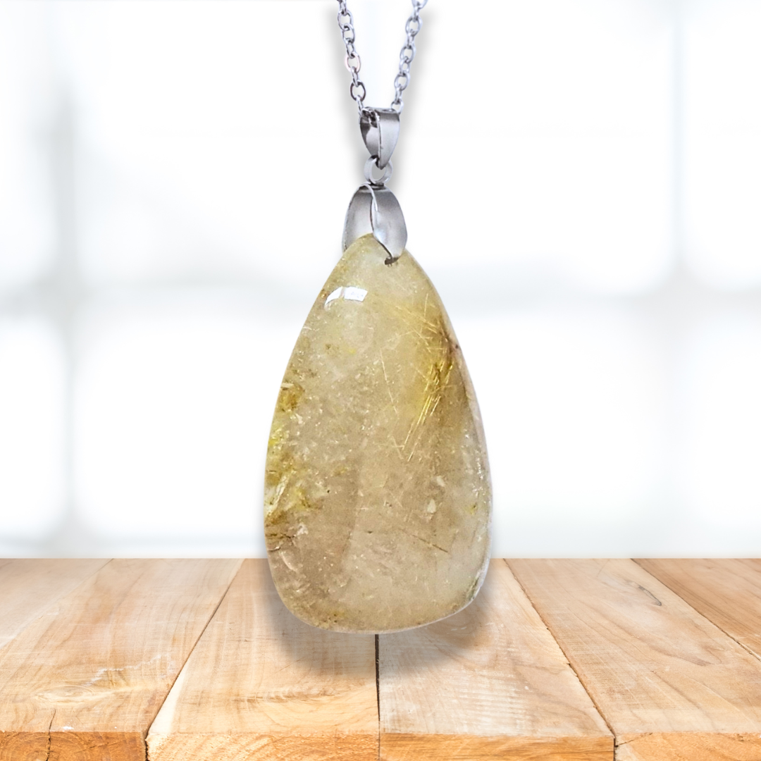 Pendentif en Quartz Rutile (PE1526)