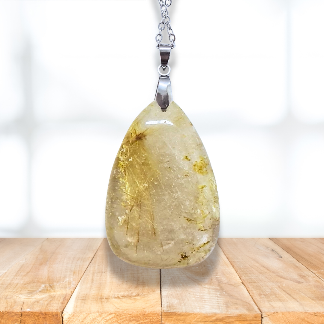Pendentif en Quartz Rutile (PE1526)