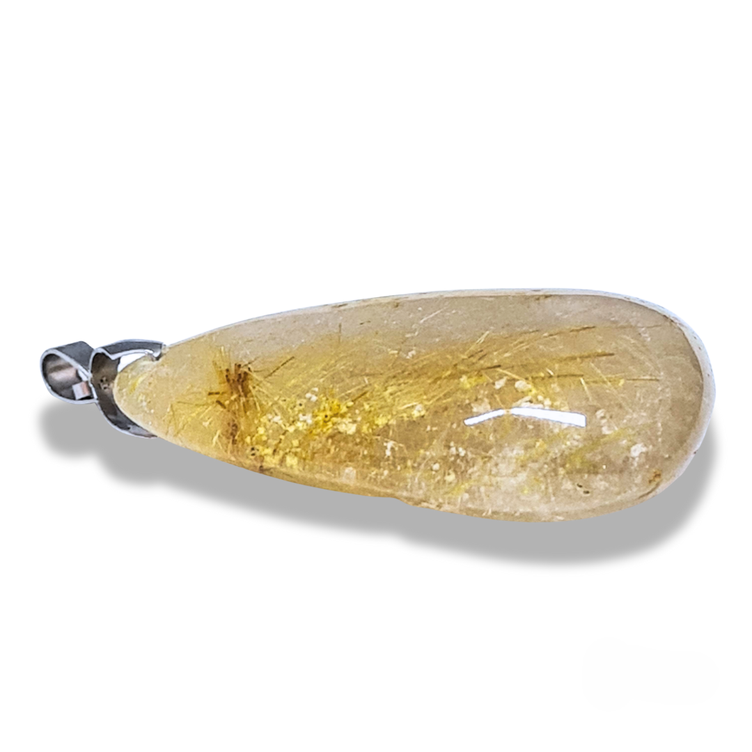 Pendentif en Quartz Rutile (PE1526) - ENAE Minéraux
