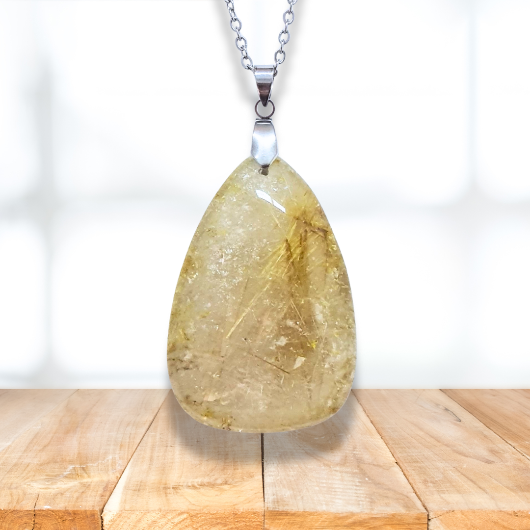 Pendentif en Quartz Rutile (PE1526)