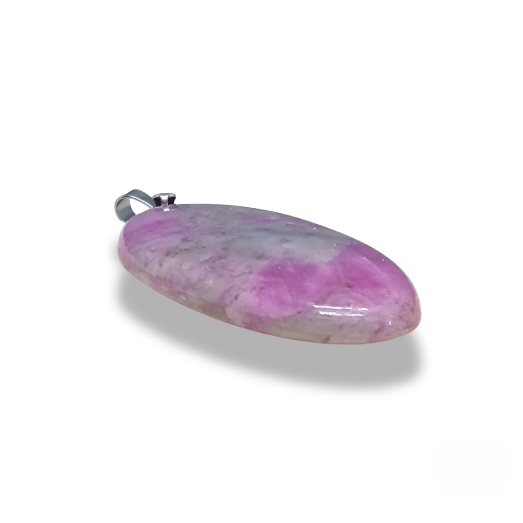 Pendentif en Rubis et Sillimanite (PE2085) - ENAE Minéraux