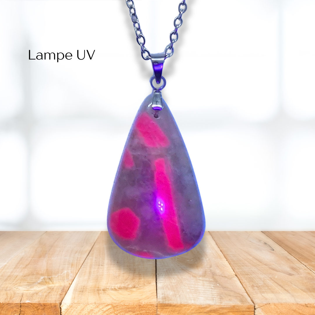 Pendentif en Rubis et Sillimanite (PE2086) - ENAE Minéraux