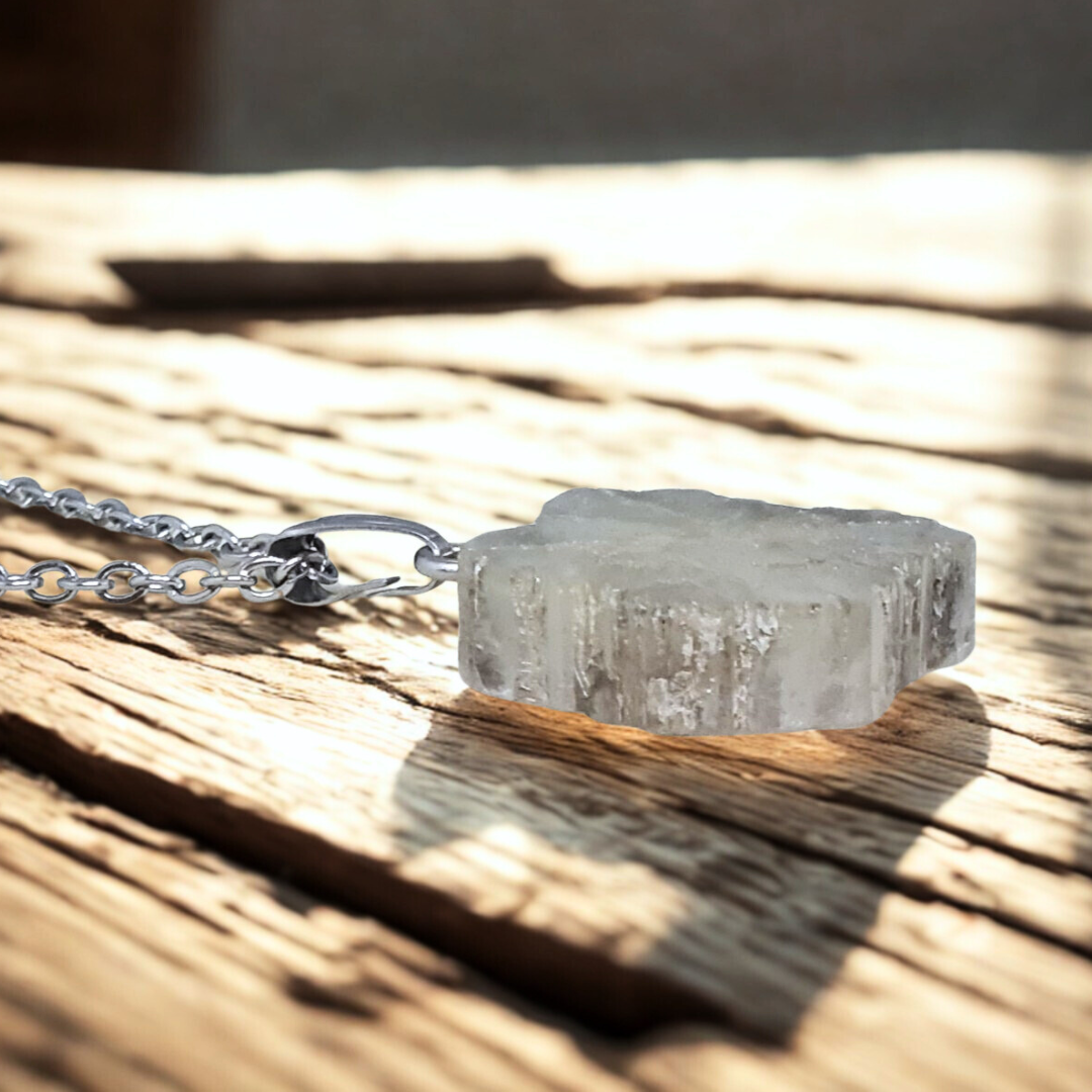 Pendentif en tranche d'Aragonite (PE2103)