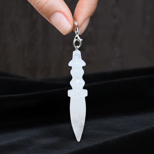 Pendule Thot en Quartz clair (PEND17) - ENAE Minéraux