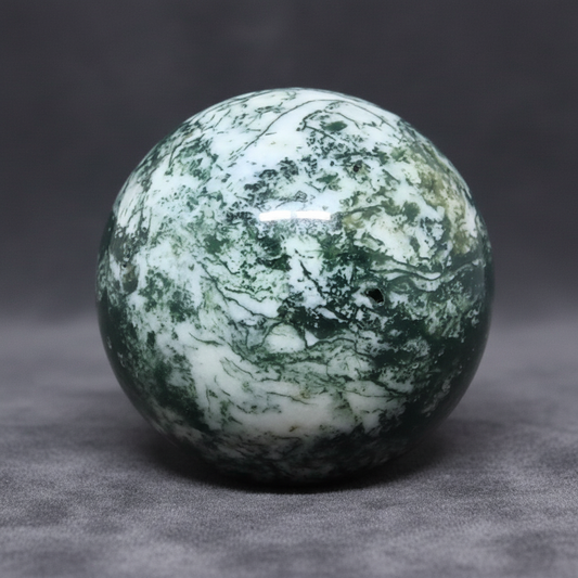 Sphère en Agate arbre 88g (PRGFL755)