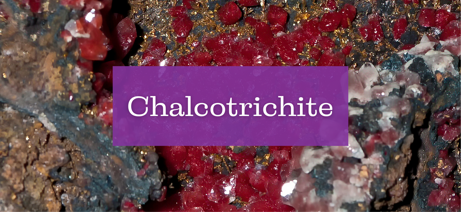Chalcotrichite (Cuprite) chez ENAE Mineraux