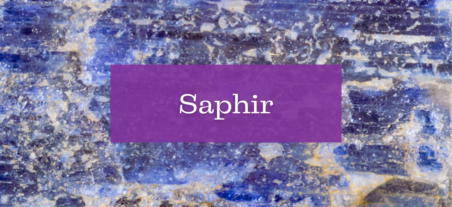 Saphir (Corindon) chez ENAE Mineraux